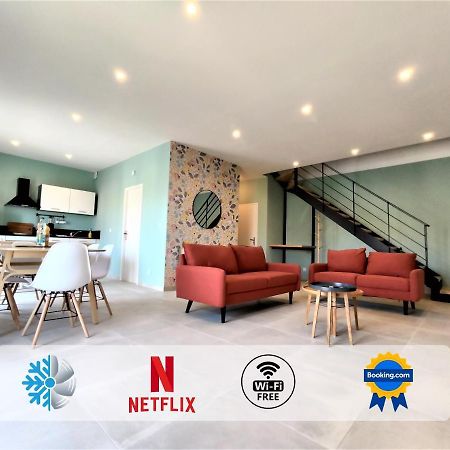 דירות Mèze Colormix 3 Etoiles - 95M2 Plein Centre - Ensoleille Climatise מראה חיצוני תמונה